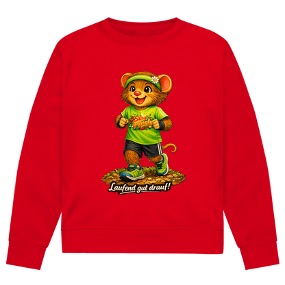 Herren Premium Bio Sweatshirt Willi - Laufend gut drauf!
