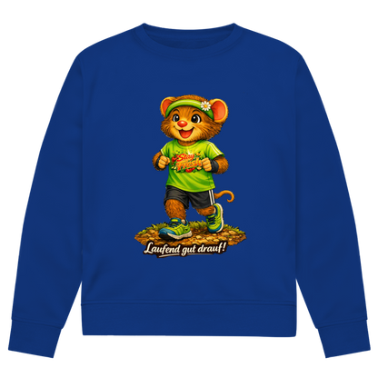 Herren Premium Bio Sweatshirt Willi - Laufend gut drauf!