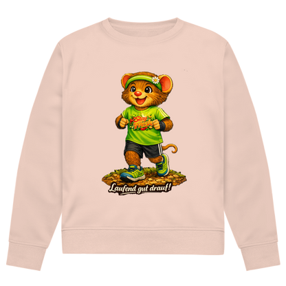Herren Premium Bio Sweatshirt Willi - Laufend gut drauf!