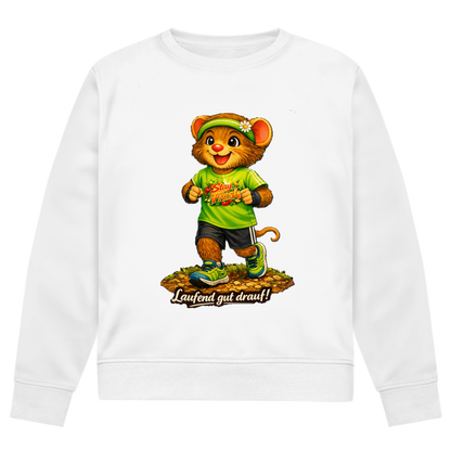Herren Premium Bio Sweatshirt Willi - Laufend gut drauf!