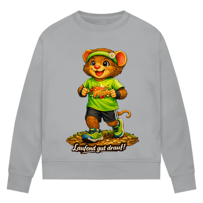Damen Premium Bio Sweatshirt Willi - Laufend gut drauf!
