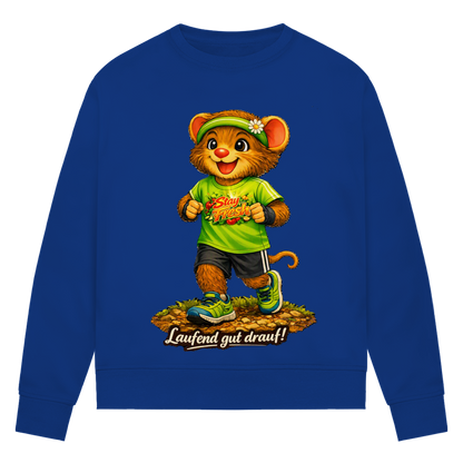 Damen Premium Bio Sweatshirt Willi - Laufend gut drauf!