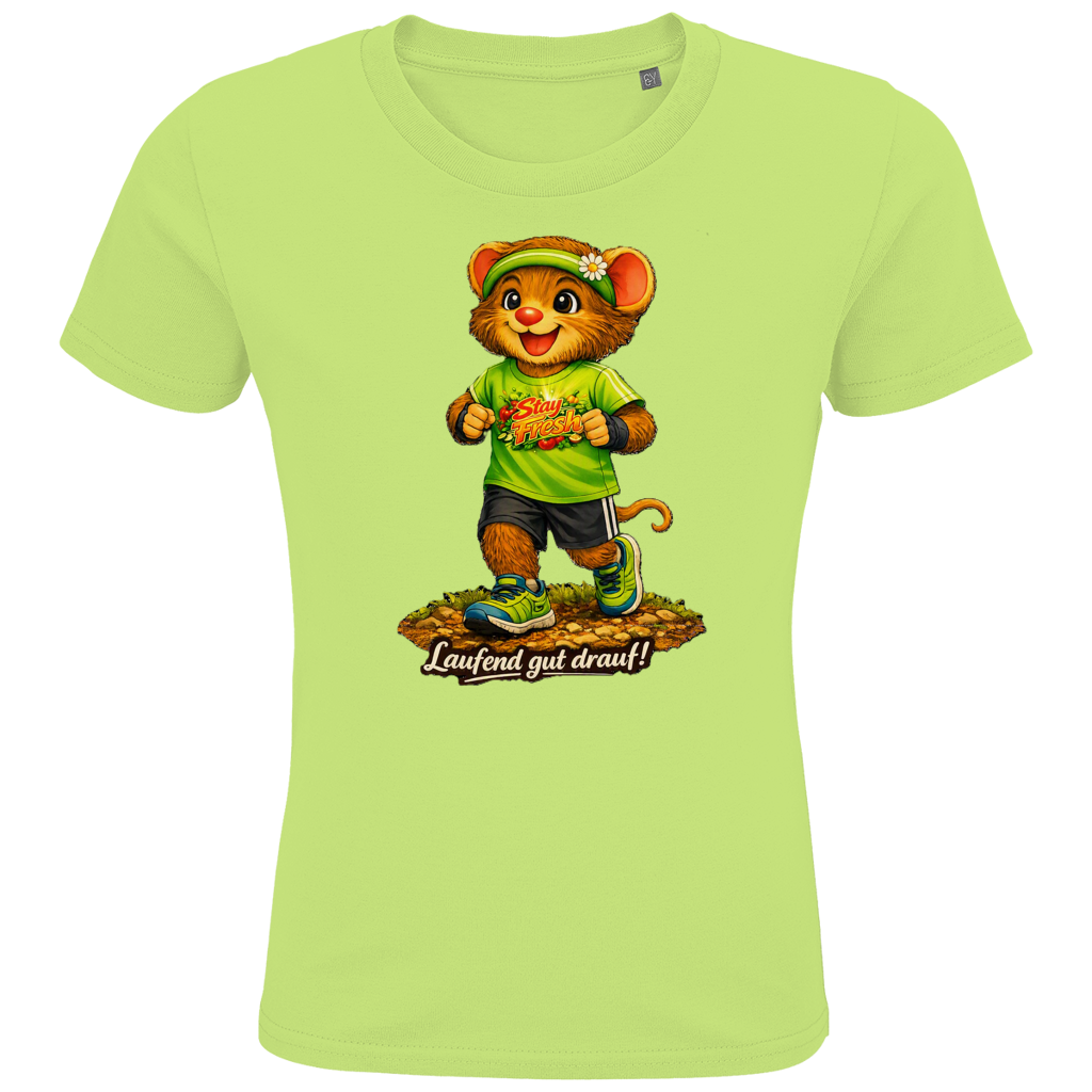 Kids Premium Bio T-Shirt Willi - Laufend gut drauf!