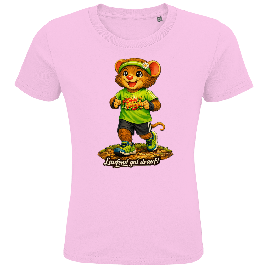 Kids Premium Bio T-Shirt Willi - Laufend gut drauf!