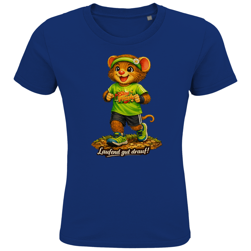 Kids Premium Bio T-Shirt Willi - Laufend gut drauf!