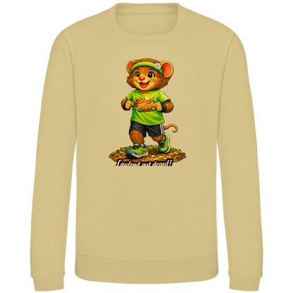 Kinder Sweatshirt Willi - Laufend gut drauf!
