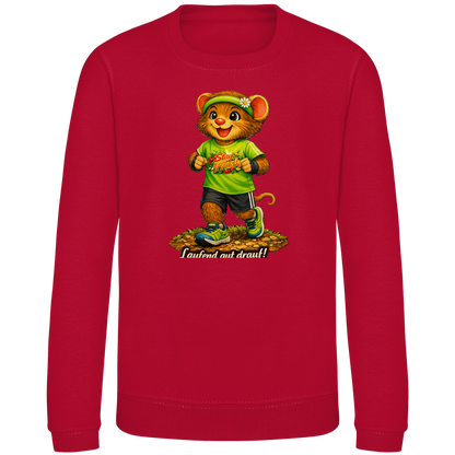 Kinder Sweatshirt Willi - Laufend gut drauf!
