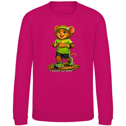 Kinder Sweatshirt Willi - Laufend gut drauf!