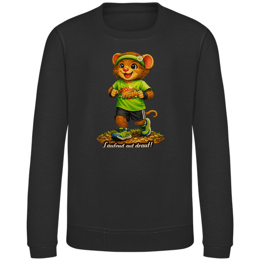Kinder Sweatshirt Willi - Laufend gut drauf!