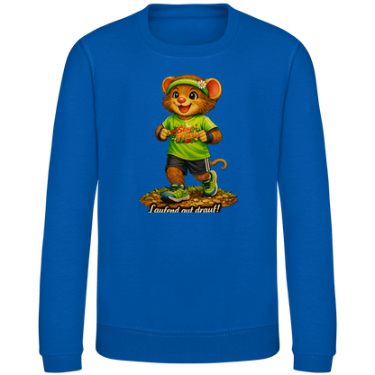 Kinder Sweatshirt Willi - Laufend gut drauf!