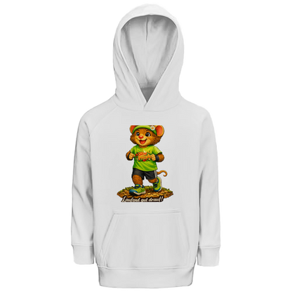 Kinder Premium Bio Hoodie Willi - Laufend gut drauf!