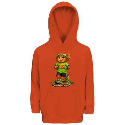 Kinder Premium Bio Hoodie Willi - Laufend gut drauf!