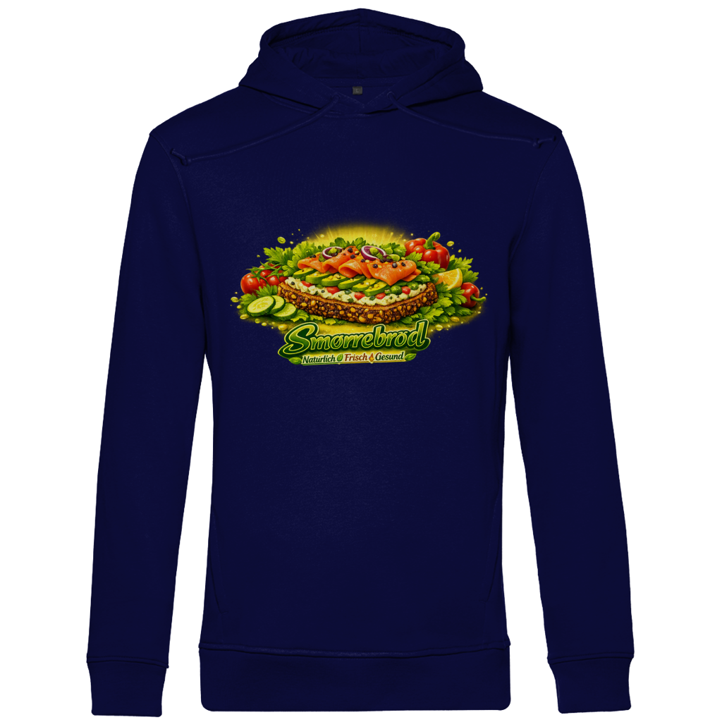 Herren Premium Bio Hoodie Fresh-Smörrebröd