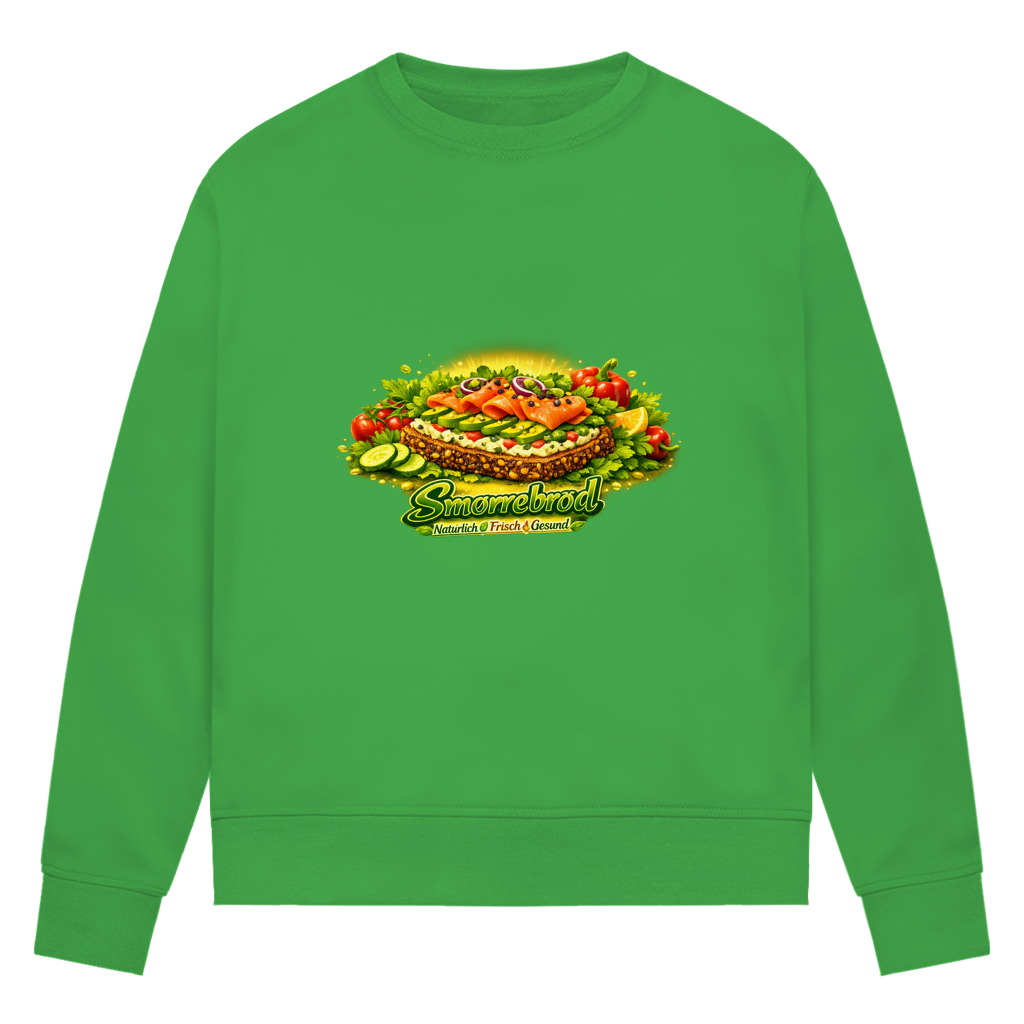 Damen Premium Bio Sweatshirt Fresh-Smörrebröd