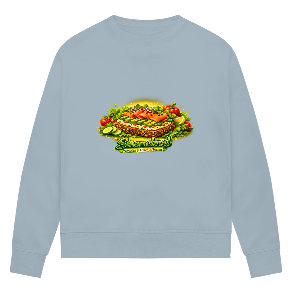 Damen Premium Bio Sweatshirt Fresh-Smörrebröd