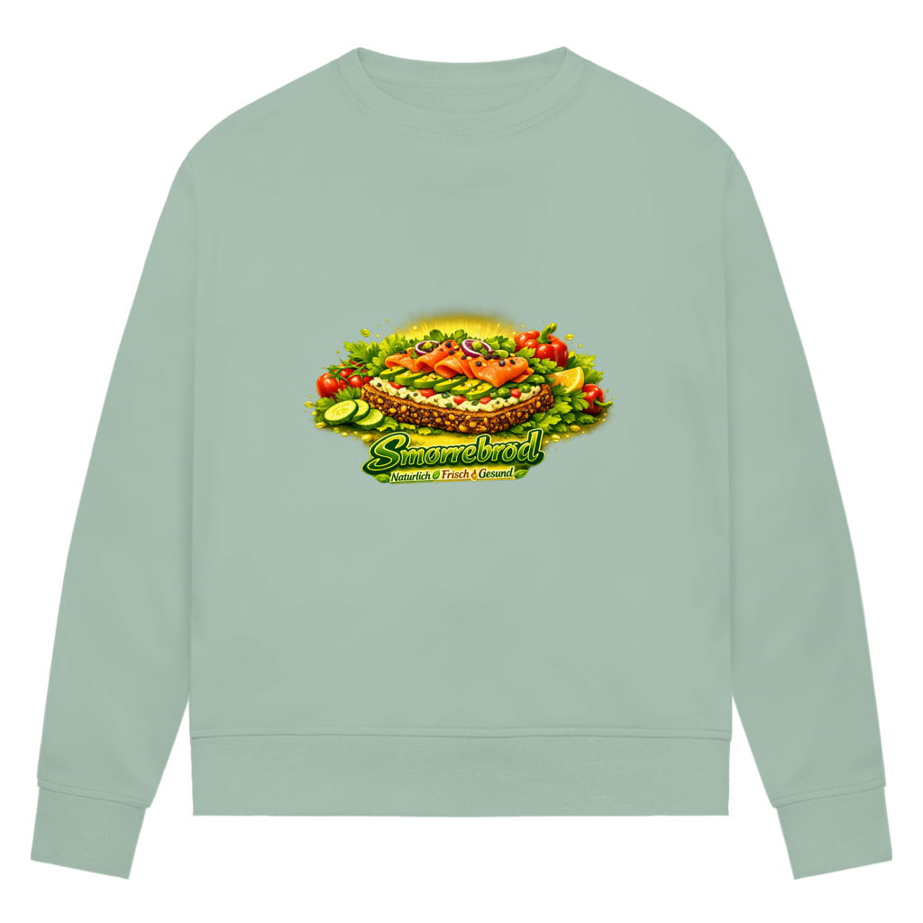 Damen Premium Bio Sweatshirt Fresh-Smörrebröd
