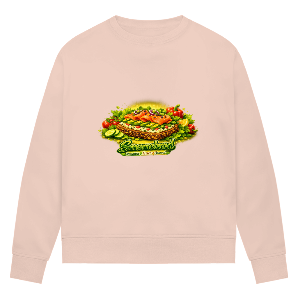 Damen Premium Bio Sweatshirt Fresh-Smörrebröd