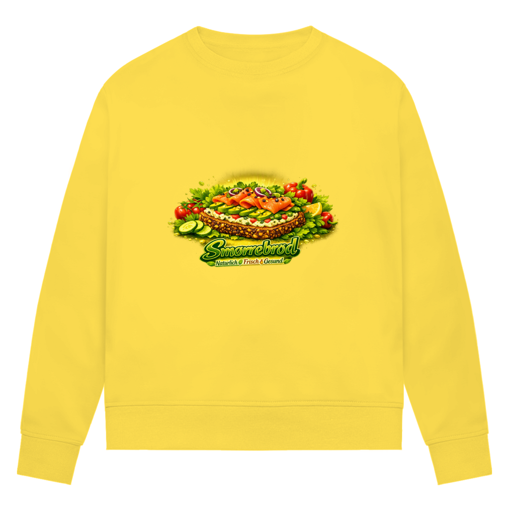 Damen Premium Bio Sweatshirt Fresh-Smörrebröd