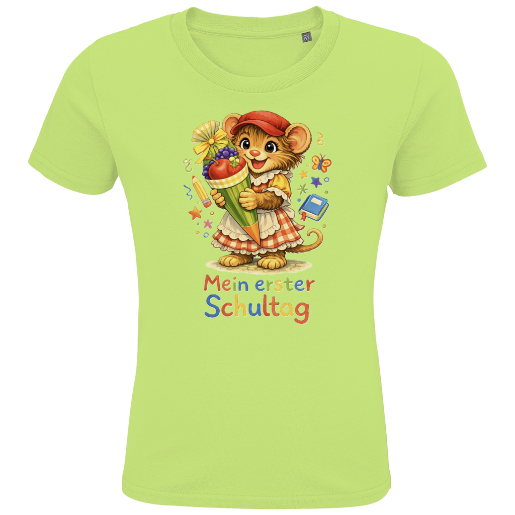 Kids Premium Bio T-Shirt Emmi - Mein erster Schultag