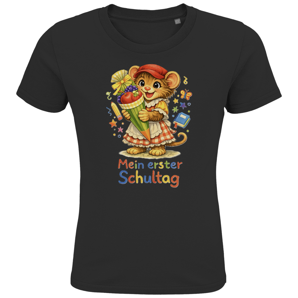 Kids Premium Bio T-Shirt Emmi - Mein erster Schultag