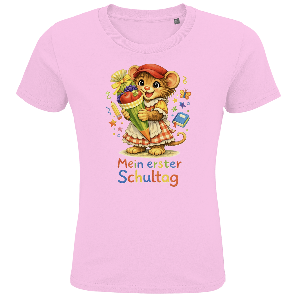 Kids Premium Bio T-Shirt Emmi - Mein erster Schultag