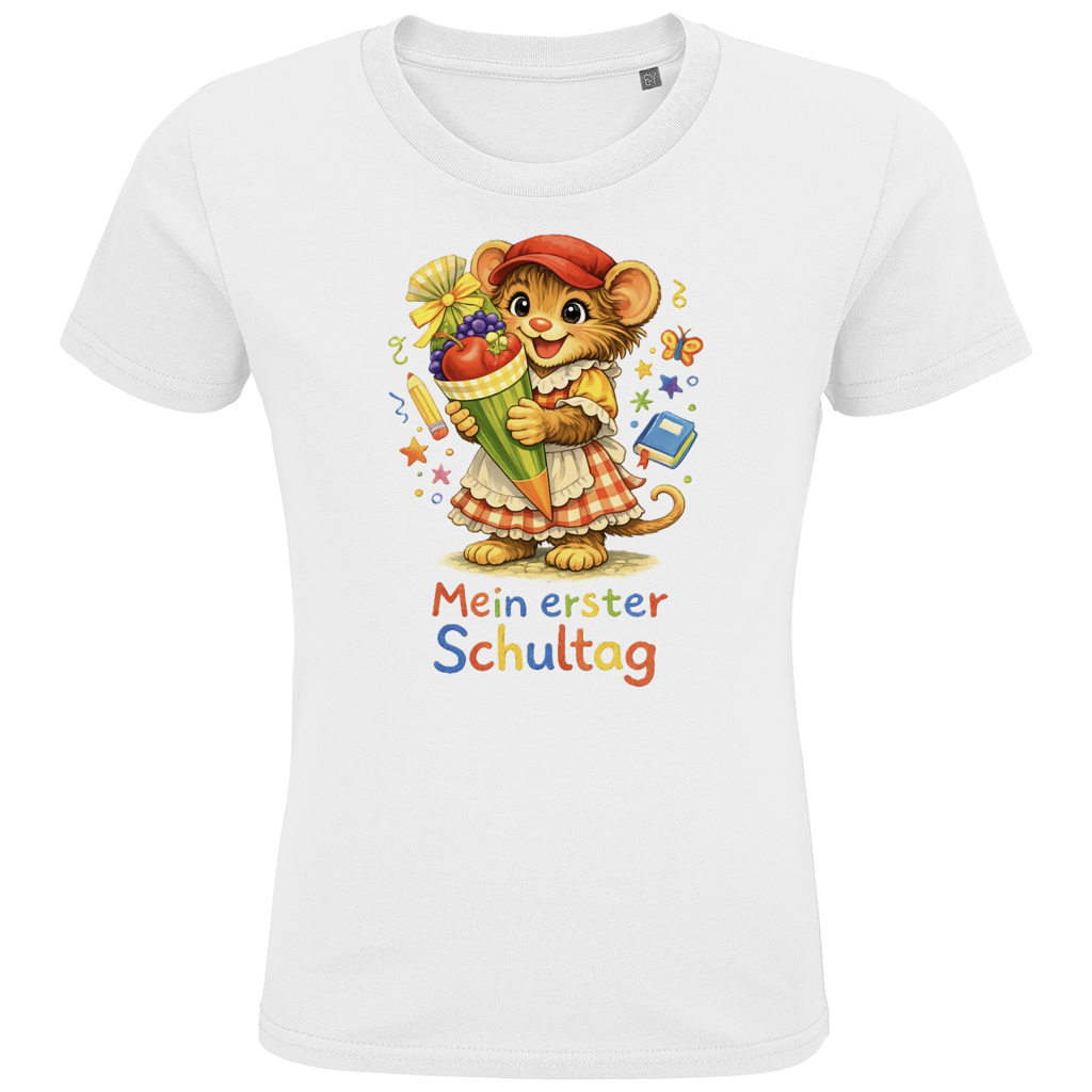 Kids Premium Bio T-Shirt Emmi - Mein erster Schultag