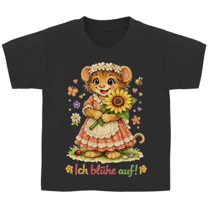 Kinder Basic T-Shirt Idi - Ich blühe auf