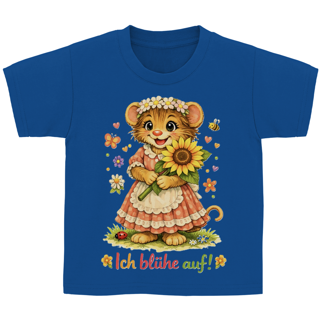 Kinder Basic T-Shirt Idi - Ich blühe auf