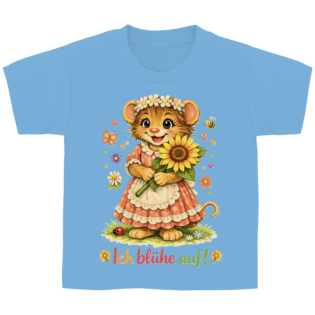 Kinder Basic T-Shirt Idi - Ich blühe auf