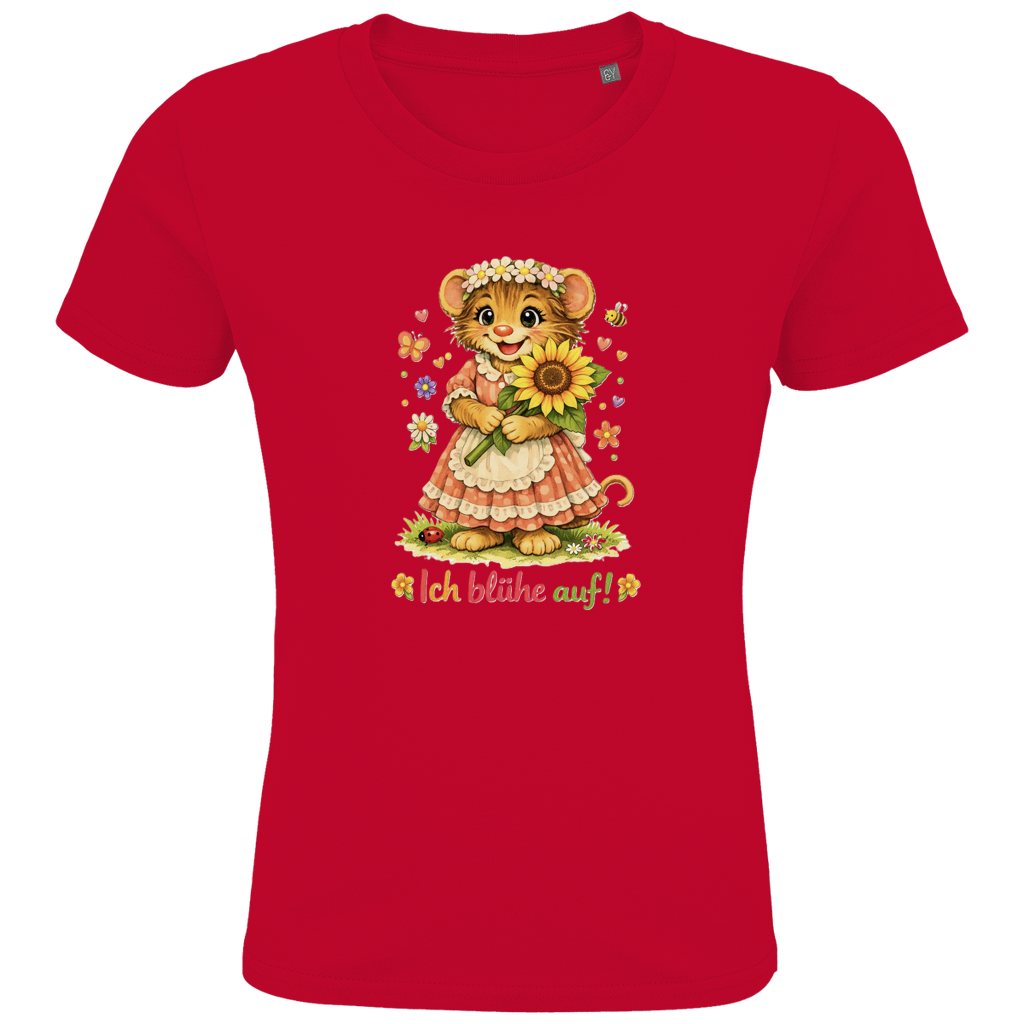 Kids Premium Bio T-Shirt Idi - Ich blühe auf