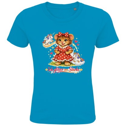 Kids Premium Bio T-Shirt Lotti - Ich glitzer vor Stärke