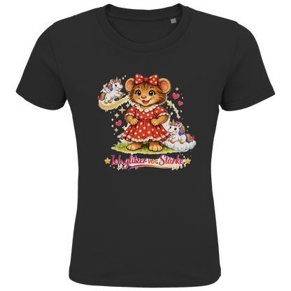Kids Premium Bio T-Shirt Lotti - Ich glitzer vor Stärke