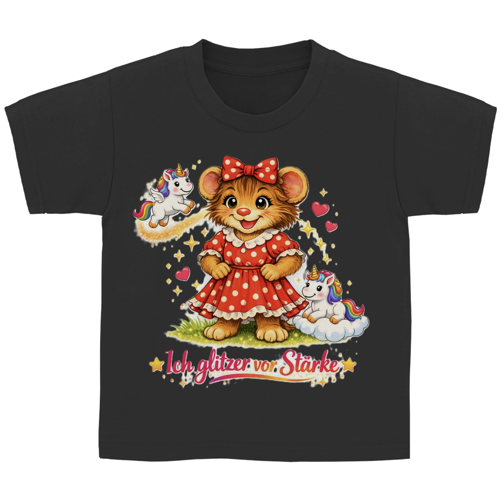 Kinder Basic T-Shirt Lotti - Ich glitzer vor Stärke
