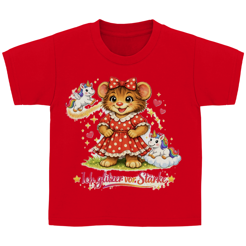 Kinder Basic T-Shirt Lotti - Ich glitzer vor Stärke