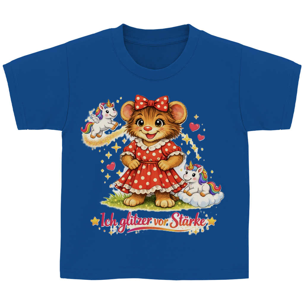 Kinder Basic T-Shirt Lotti - Ich glitzer vor Stärke