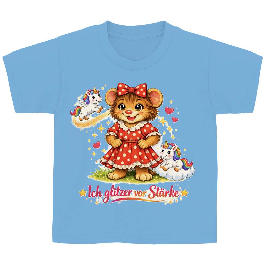 Kinder Basic T-Shirt Lotti - Ich glitzer vor Stärke