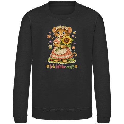 Kinder Sweatshirt Idi - Ich blühe auf