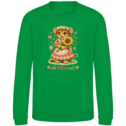 Kinder Sweatshirt Idi - Ich blühe auf