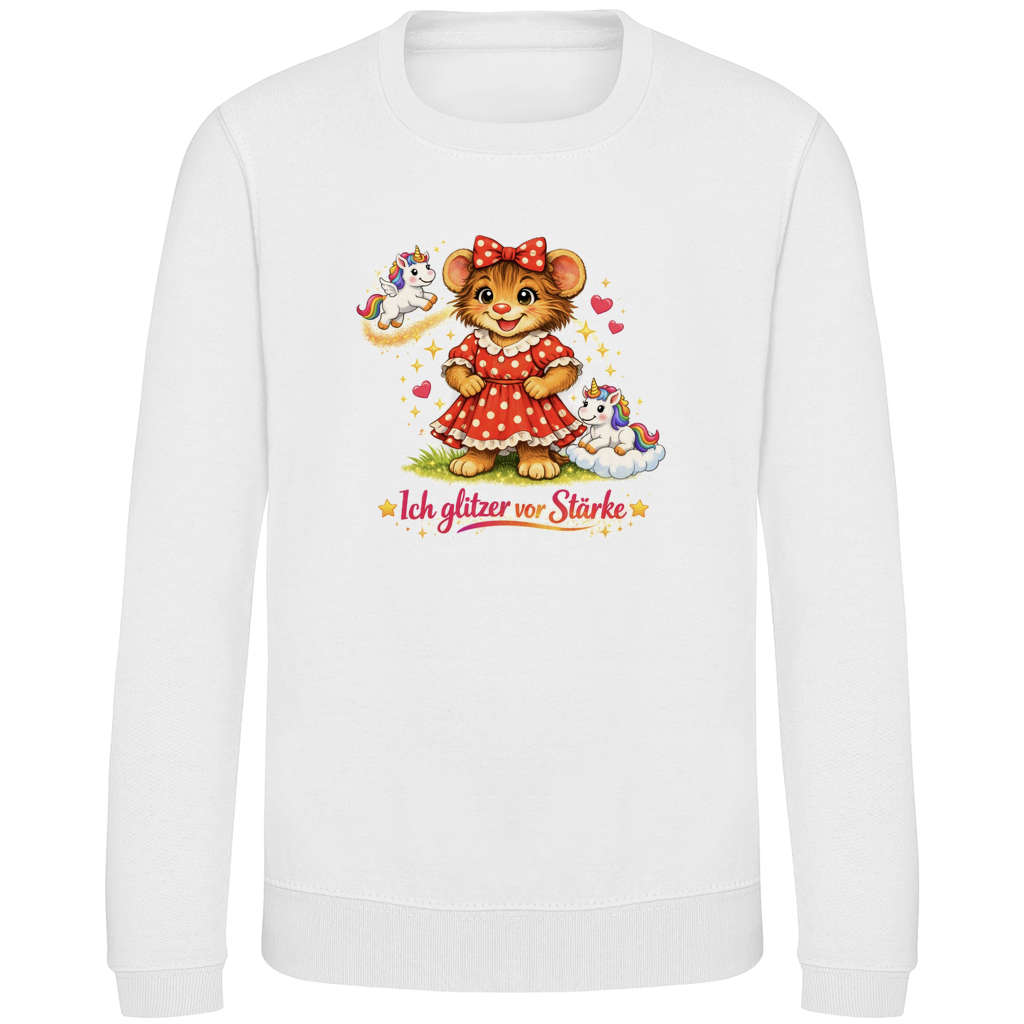 Kinder Sweatshirt Lotti - Ich glitzer vor Stärke