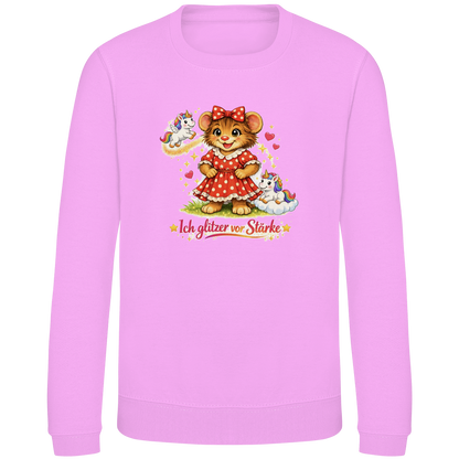Kinder Sweatshirt Lotti - Ich glitzer vor Stärke
