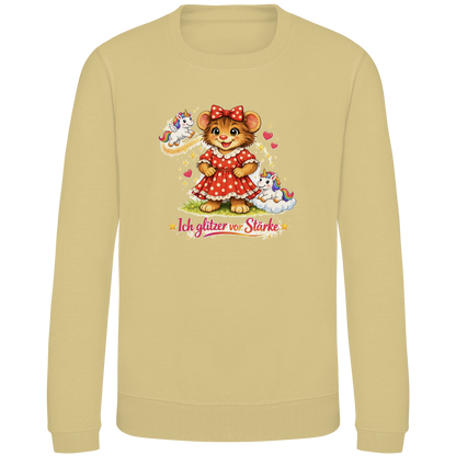 Kinder Sweatshirt Lotti - Ich glitzer vor Stärke