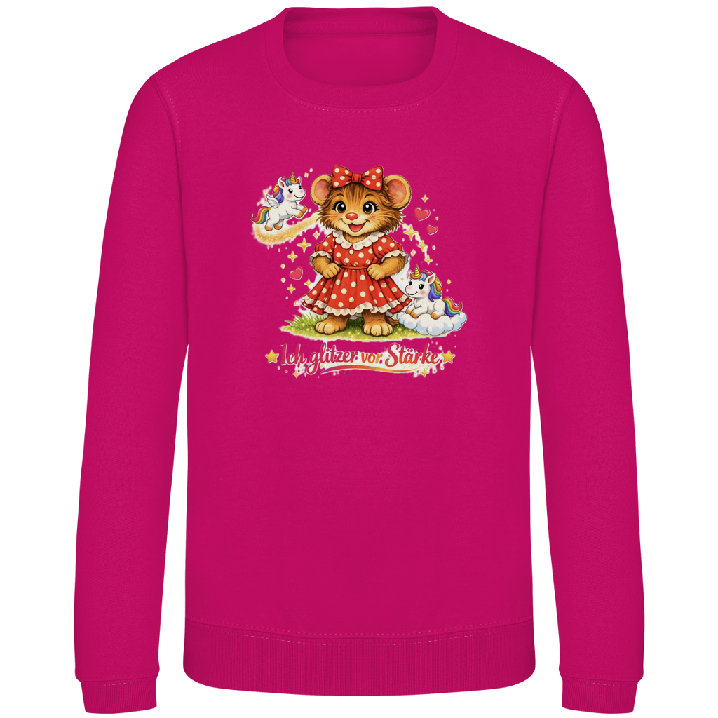Kinder Sweatshirt Lotti - Ich glitzer vor Stärke