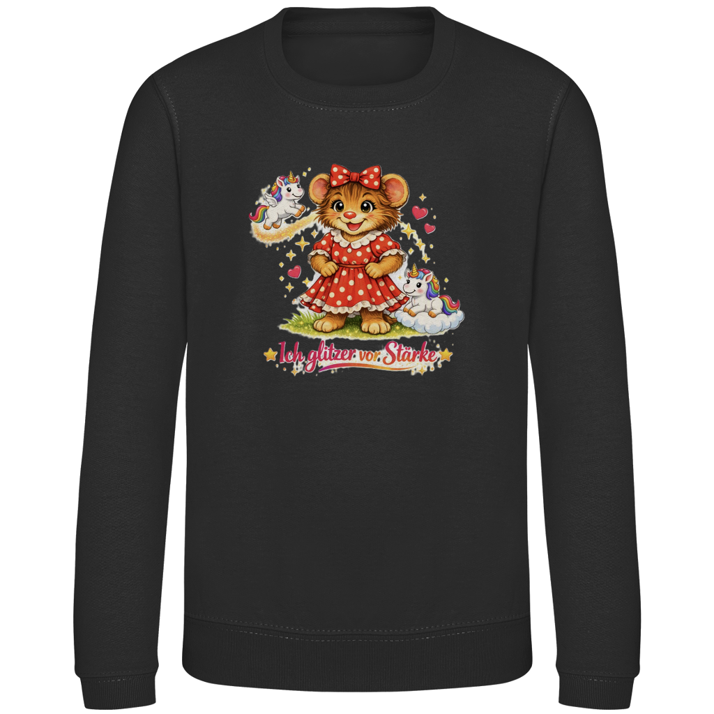 Kinder Sweatshirt Lotti - Ich glitzer vor Stärke