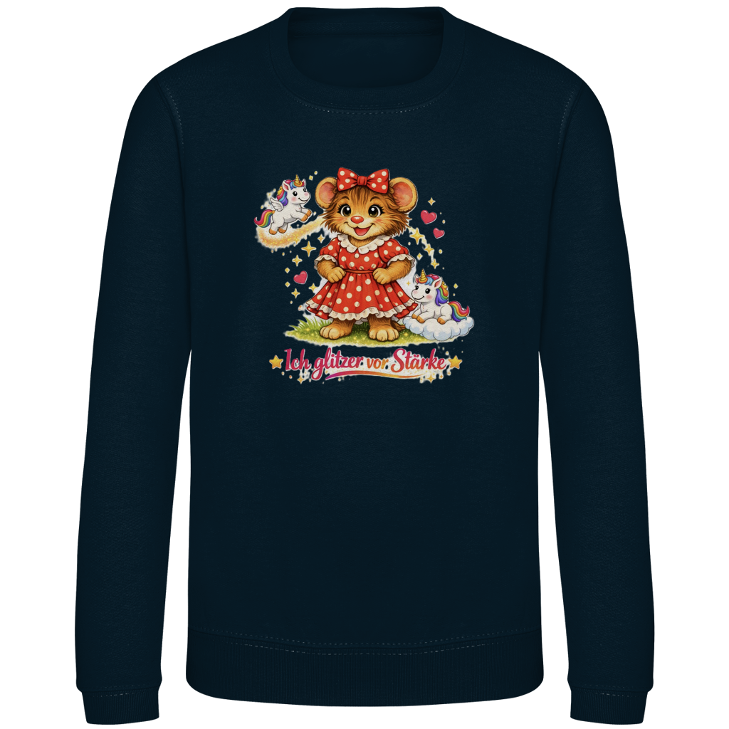 Kinder Sweatshirt Lotti - Ich glitzer vor Stärke