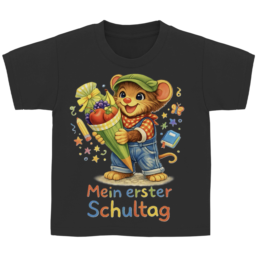 Kinder Basic T-Shirt Willi - Mein erster Schultag