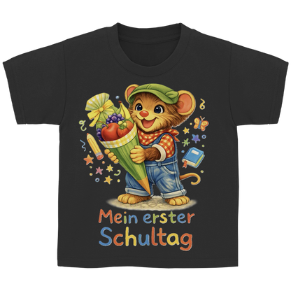 Kinder Basic T-Shirt Willi - Mein erster Schultag