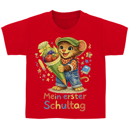 Kinder Basic T-Shirt Willi - Mein erster Schultag