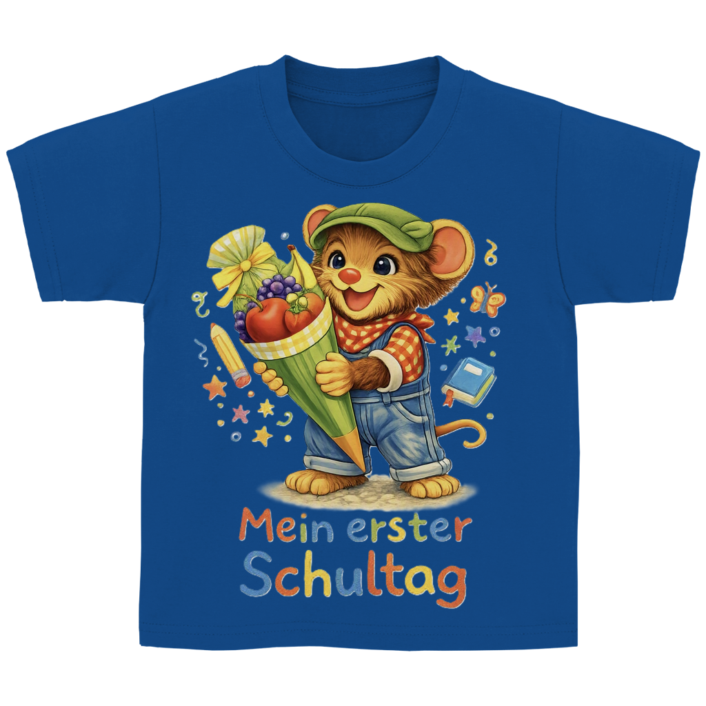 Kinder Basic T-Shirt Willi - Mein erster Schultag
