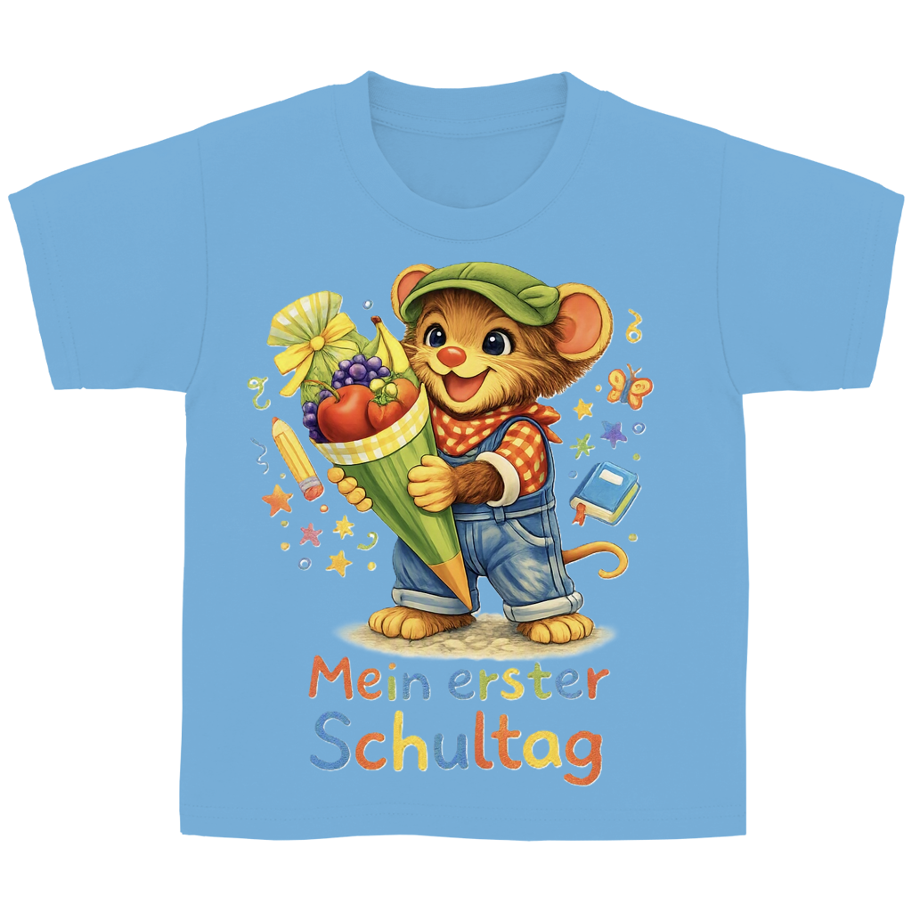 Kinder Basic T-Shirt Willi - Mein erster Schultag