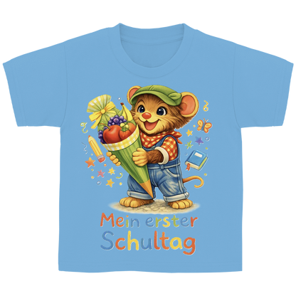 Kinder Basic T-Shirt Willi - Mein erster Schultag